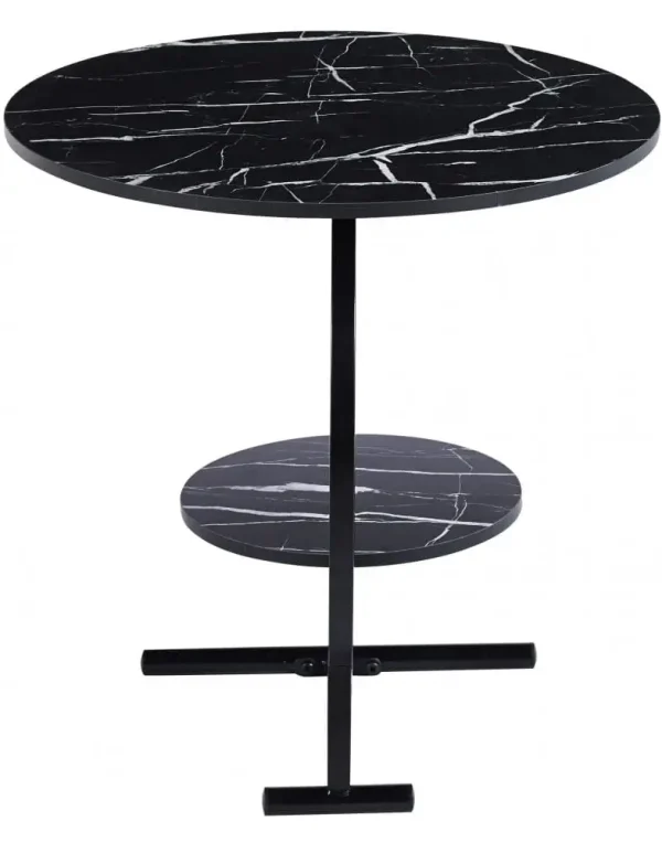 שולחן קפה שחור, מודרני ומהודר - מבט לאחור