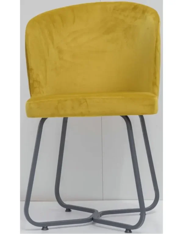 כיסא צהוב יפה ומעוצב לפינת האוכל - בלה