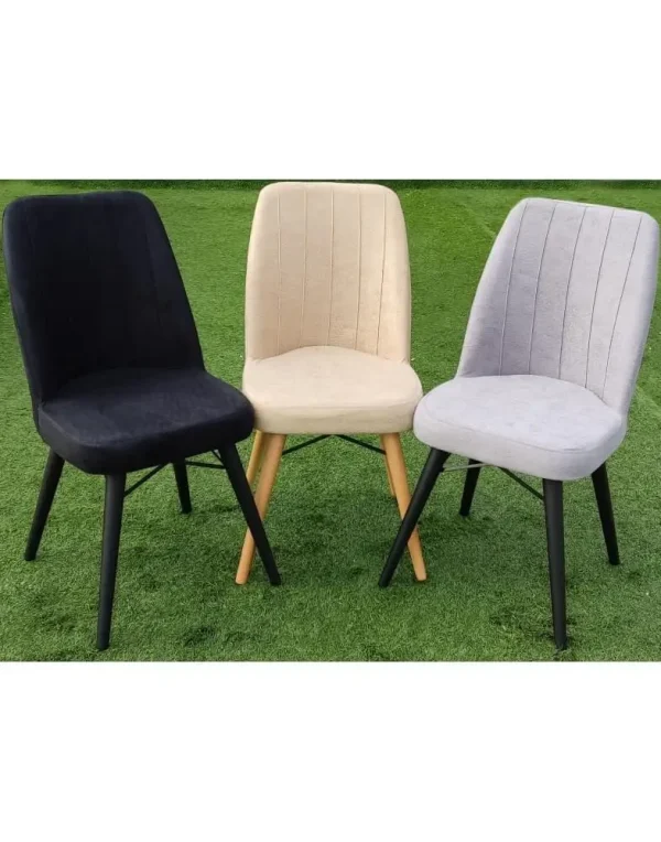 כיסא ויקטוריה בשלושה צבעים שונים - אפור, שחור וורוד