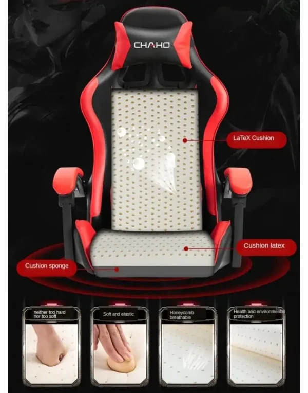כיסא גיימינג מעור - עיצוב אלגנטי, תמיכה מושלמת