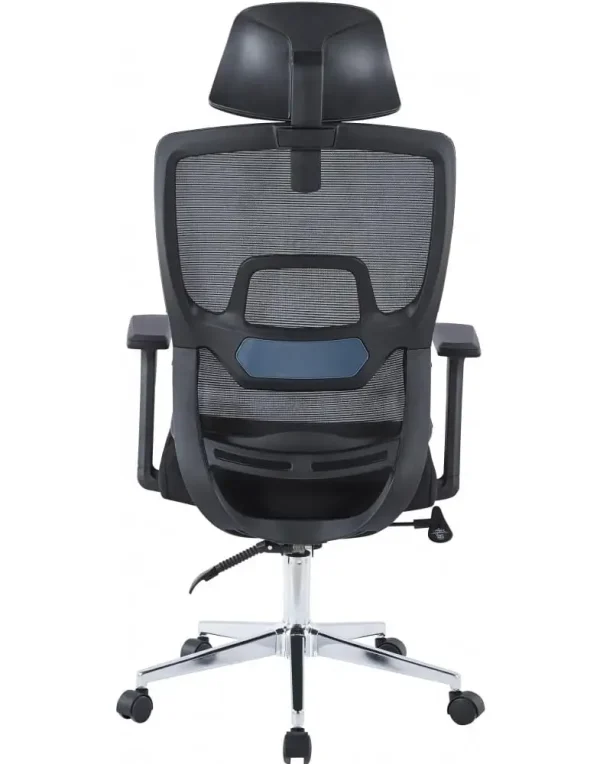 כיסא מחשב לבית או למשרד לתמיכה מלאה בגב, בצוואר ובראש