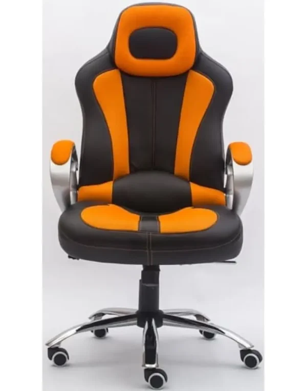 כיסא גיימינג למשרד בצבע כתום