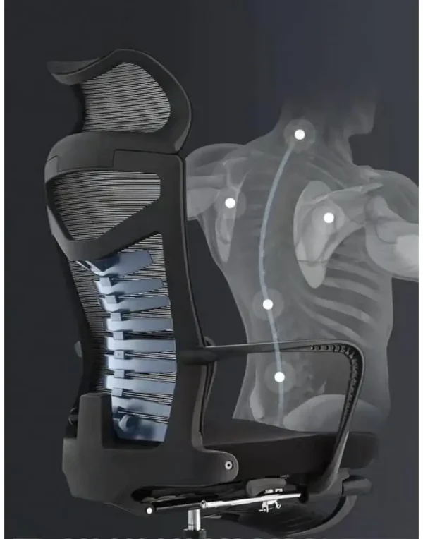 כיסא מחשב לשמירה על בריאות הגב