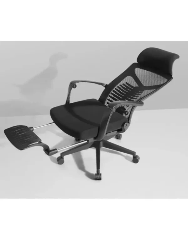 כיסא עבודה משרדי עם הדום לרגליים