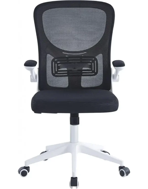 כיסא משרדי גבוה, רחב ויציב בצבע שחור