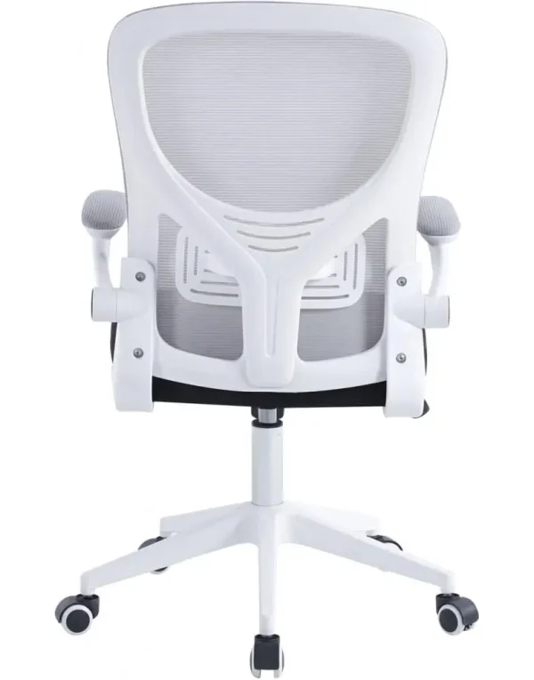 כיסא אורתופדי וארגונומי בצבע אפור לתמיכה מושלמת בגוף בזמן העבודה