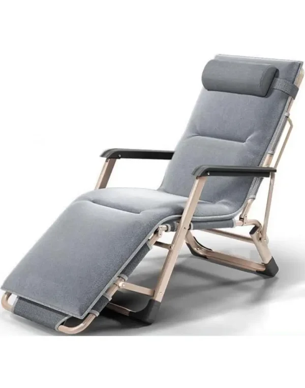 כיסא גינה מפואר מבד איכותי בצבע אפור