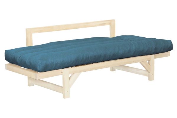 ספה מודרנית ליה בצבע כחול מצב שכיבה